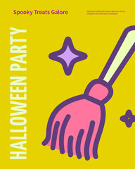 Obraz premium 24_06_Magic_Halloween_Party_poster.eps