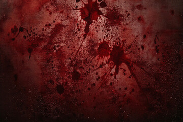 Blood Texture Background. Bloody red stains Background design horror or crime.