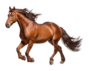 Obraz premium PNG Horse runing stallion mammal animal.
