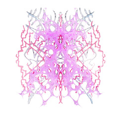 3d pink cybersigilism 