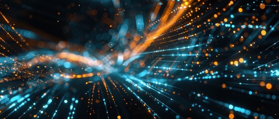 Obraz premium metropolitan atmosphere blur light