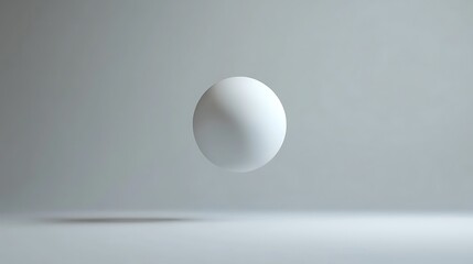 Photograph of floating poster mockup, studio lighting, balanced illumination, direct light, 28-75mm lens, light grey background