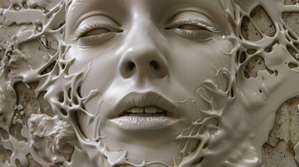 Sculpture and mural design,