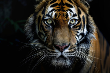Fototapeta premium portrait of a tiger Generative AI