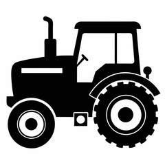 Tractor Black silhouette