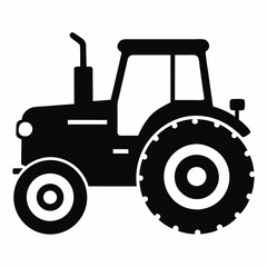 Tractor Black silhouette