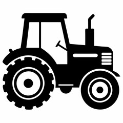 Tractor Black silhouette