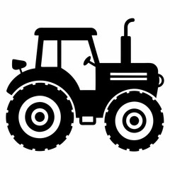 Tractor Black silhouette