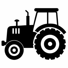 Tractor Black silhouette