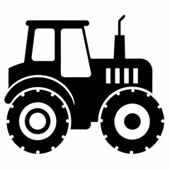 Tractor Black silhouette