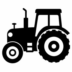 Tractor Black silhouette