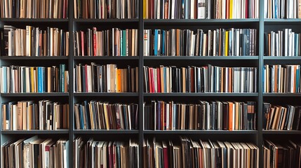 A pile of old books in a library.