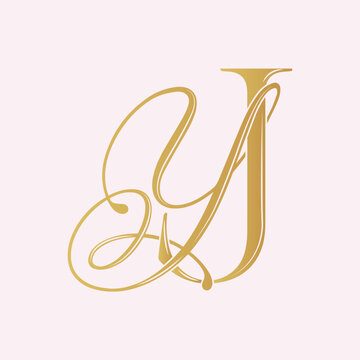 YJ,JY,  logo YJ, Letter YJ,monogram YJ, vector, logo, Wedding Monogram Initials, Wedding Logo,Wedding Monogram,Logo Design