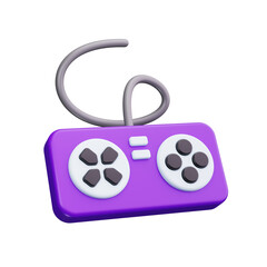 controler 3d render icons