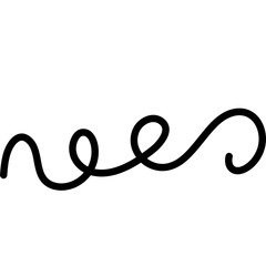 Decorative Border, Frame, Divider for Wedding or Invitation Card. Page Decoration. Vector Illustration