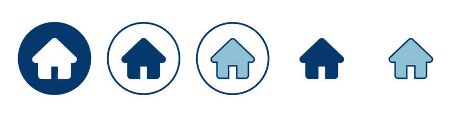 Home icon vector isolated on white background. House vector icon. Address