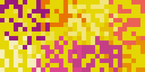 Abstract pixel geometric background pattern with vibrant colors, perfect for modern designs. 