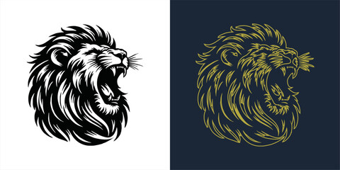 wolf mascot design of the head of arctic wolf. Vector wolf's head as a design element	