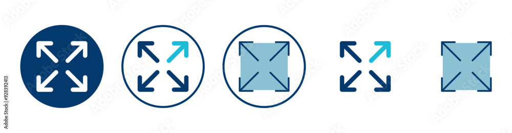 Poster fullscreen icon vector isolated on white background. expand to full screen icon. fullscreen sign ico