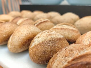 Plain roll bread fresh and health