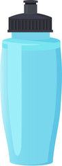 Sport bottle. Travel water container cartoon icon