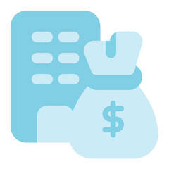 capital venture icon for illustration