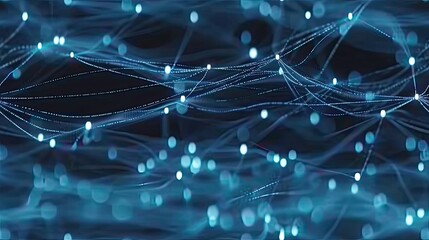 A vibrant display of digital connections over a world map highlights an interconnected network of data points and communication links SEAMLESS PATTERN