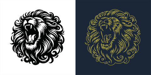 wolf mascot design of the head of arctic wolf. Vector wolf's head as a design element	