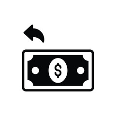 Cash Return vector icon