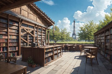 Obraz premium おしゃれなカフェ