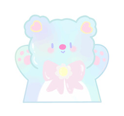 Fototapeta premium Hand Drawn cute bear