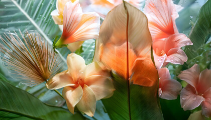 blume, pink, natur, lilie, tropisch, apricot, farbe, neu, hintergrund, peach, fuzz, textur, muster, pflanze, aufblühen, garden, blühen, frühling, schönheit, flora, weiß, isoliert, floral, schön, 