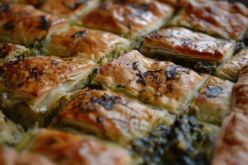 Greek style spinach and veggie pastry