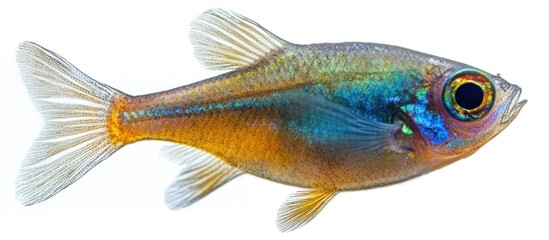 Fototapeta premium A Close-Up of a Small, Colorful Fish