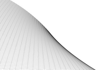 Architectural drawing. Futuristic background