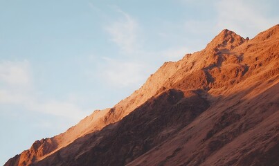  mountain's natural features and colors to stand out, Generative AI