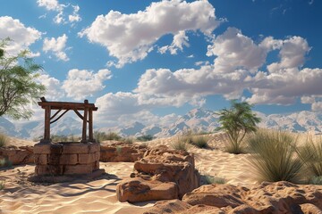 ai generative well in the desert