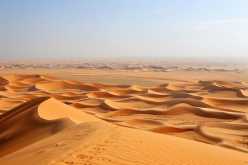 Sand hills in Saudi desert