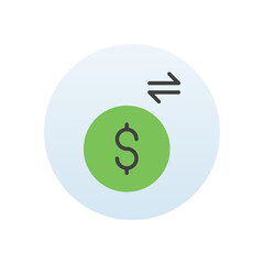 Online Funds Transfer vector icon