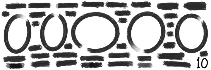 Grunge stripes mega set bundle collection. Black labels, frames, paint texture. Brush strokes mockups template. Background handmade design elements.