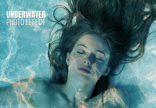 Underwater Photo Effect with AI Texture