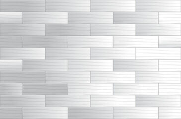 Light laminate parquet flooring top view
