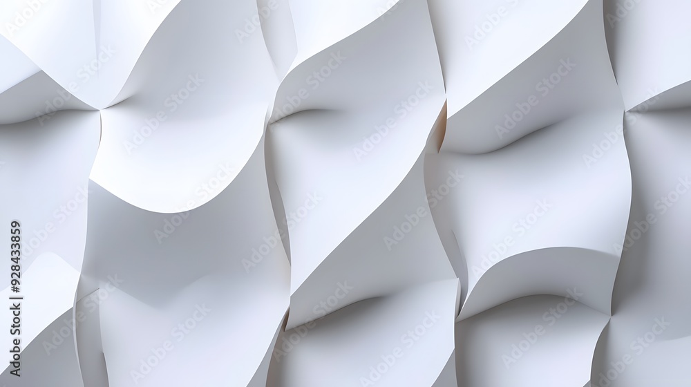Poster 96. dynamic 3d wall art with layered shapes and sleek surfaces forming a modern geometric pattern is
