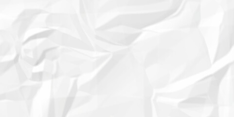 White crumpled paper texture . White wrinkled paper texture. White paper texture . White crumpled and top view textures can be used for background of text or any contents .