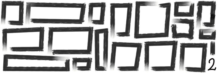 Grunge stripes mega set bundle collection. Black labels, frames, paint texture. Brush strokes mockups template. Background handmade design elements.