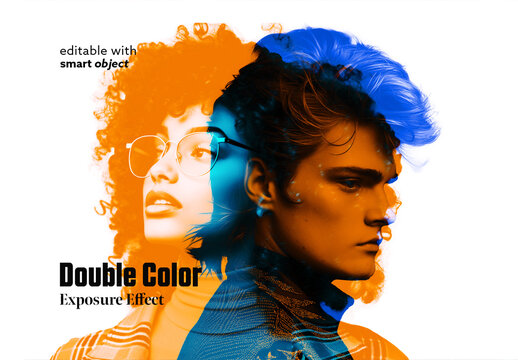 Double Color Exposure Effect