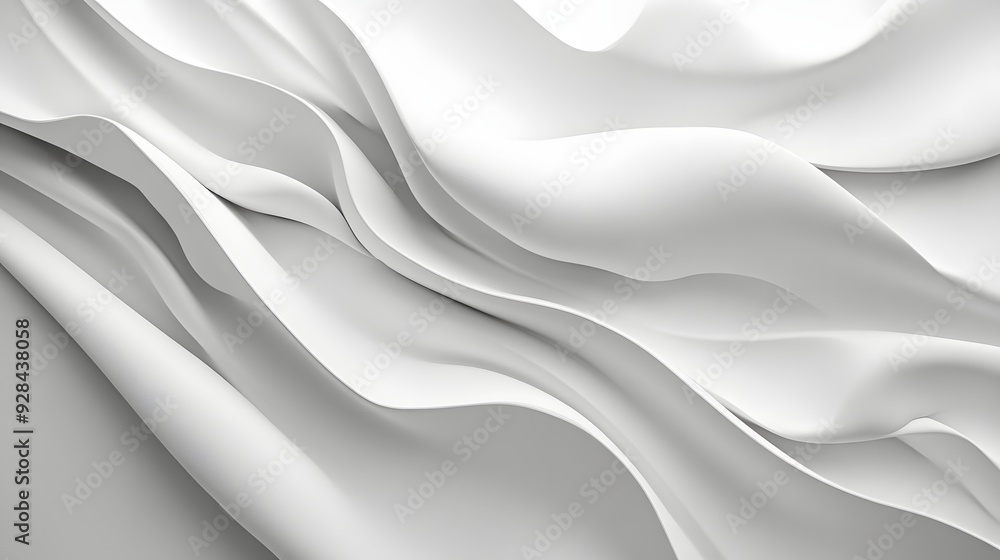 Poster 88. dynamic 3d wall art with layered shapes and smooth surfaces creating a sophisticated geometric a