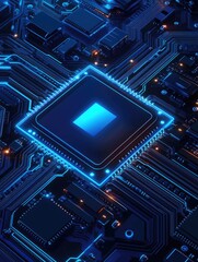 Fototapeta premium Computer Circuit Board Close Up