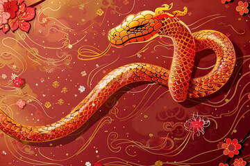 Obraz premium Beautiful greeting card with holiday composition for happy and joy celebrate New Year