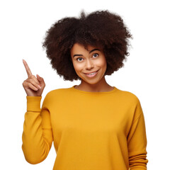 PNG Woman cheerful portrait sweater.